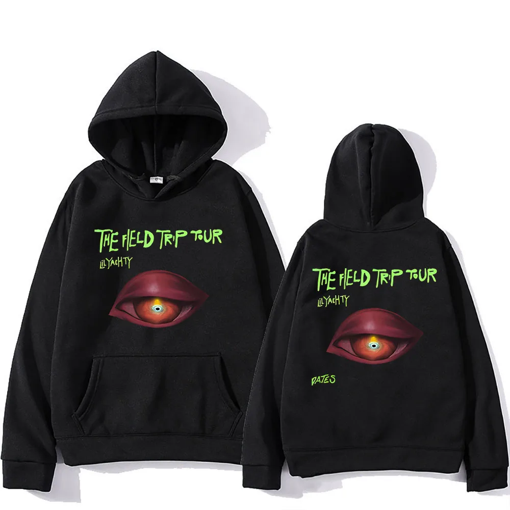 The Field Trip Tour Lil Yachty Hooded Lil Yachty with Hooded Comfortable Hip Hop Sweatshirt Long-sleeved Gothic Punk Pullovers