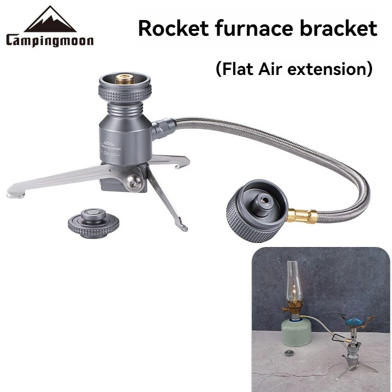 

Z23-OD Rocket Furnace Support Tripod Adapter Gas Lamp Cooking Stove Bracket Flat Gas Outdoor Camping Burner Bracket