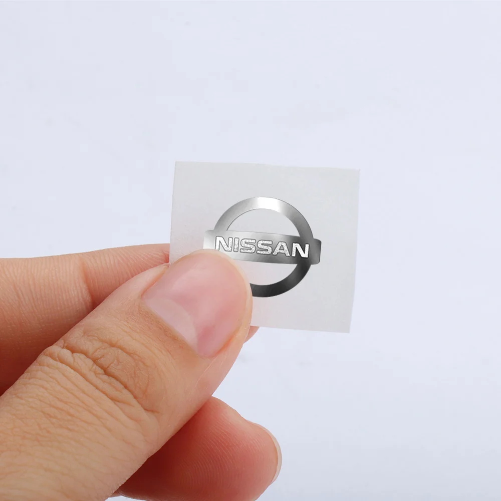 10/20Pcs Car Nickel Metal Badge Interior Decoration Phone Key Stickers For Renault Megane Modus Espace Laguna Elgrand Sylphy