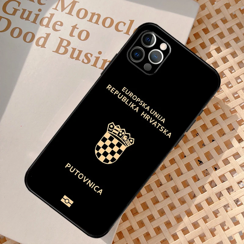 الولايات المتحدة الأمريكية المملكة العربية جواز السفر جراب هاتف آيفون 17 الهواء 15 14 13 12 11 16 برو ماكس 13 12 ميني 15 16 زائد 16e غطاء كوكه