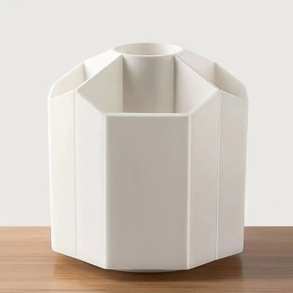 Multi-Function Maquiagem Escova Caixa de armazenamento, grande Pen Holder, Multi-Cell 360 Graus Rotating, Trendy