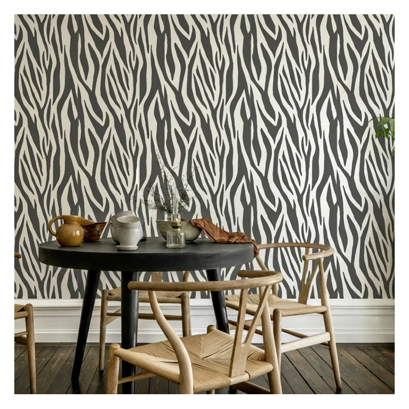 

Large Zebra Print Stencil For Painting Wall Reusable Template To Paint Plaster Brick Zebra Pattern Texture DIY Home Decor