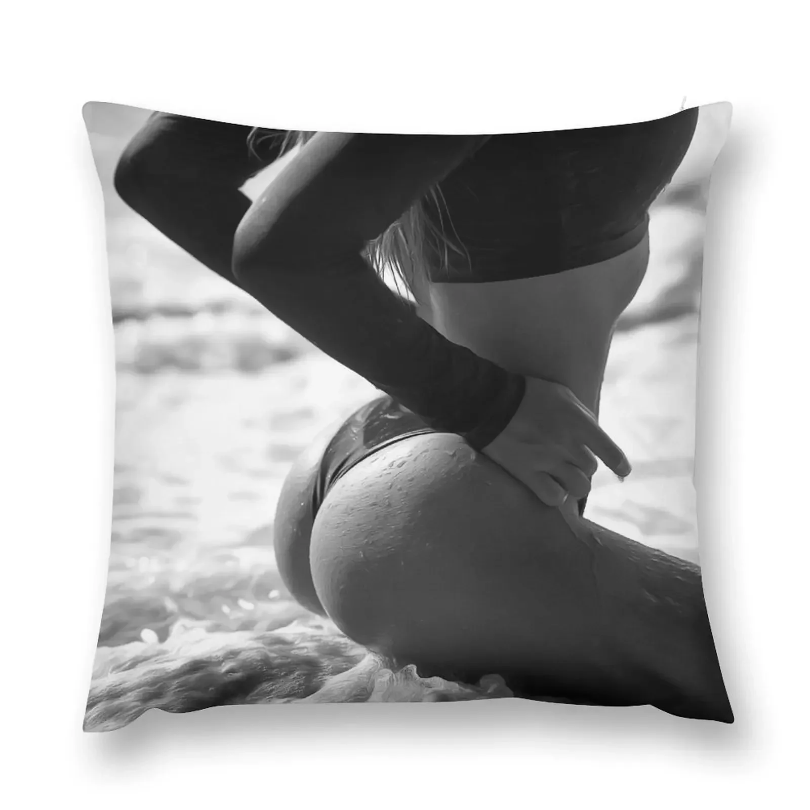 

Beautiful Beach Woman Throw Pillow Decorative pillow case ornamental pillows christmas pillowcases Christmas Pillows pillow