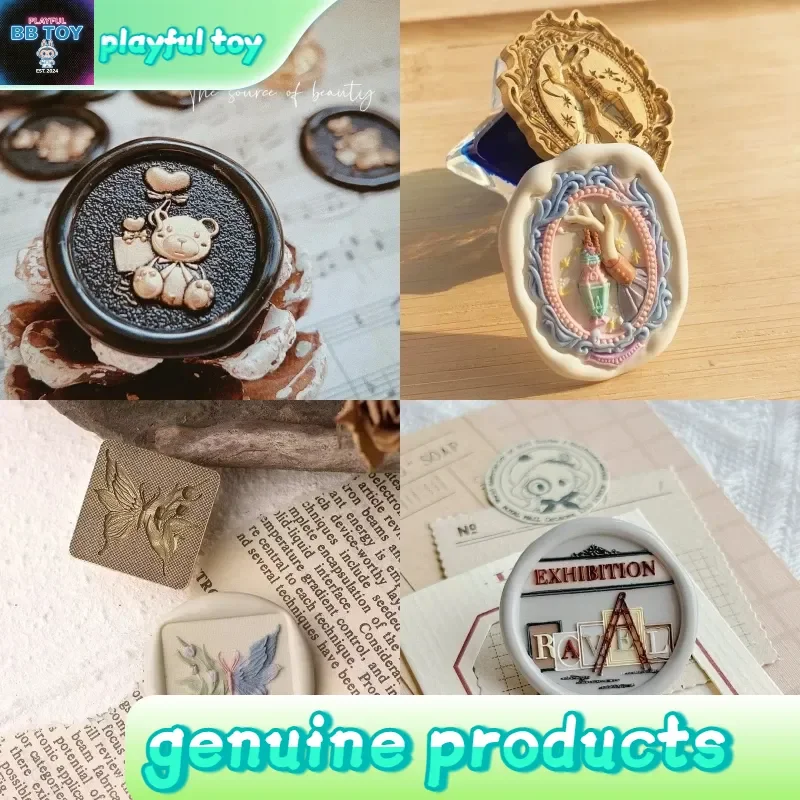 

3D Multilayer Carved Anaglyph Bronze Wax Seal Stamp For Wedding Invitations Envelope Sealing Craft Gift For Craft Lovers