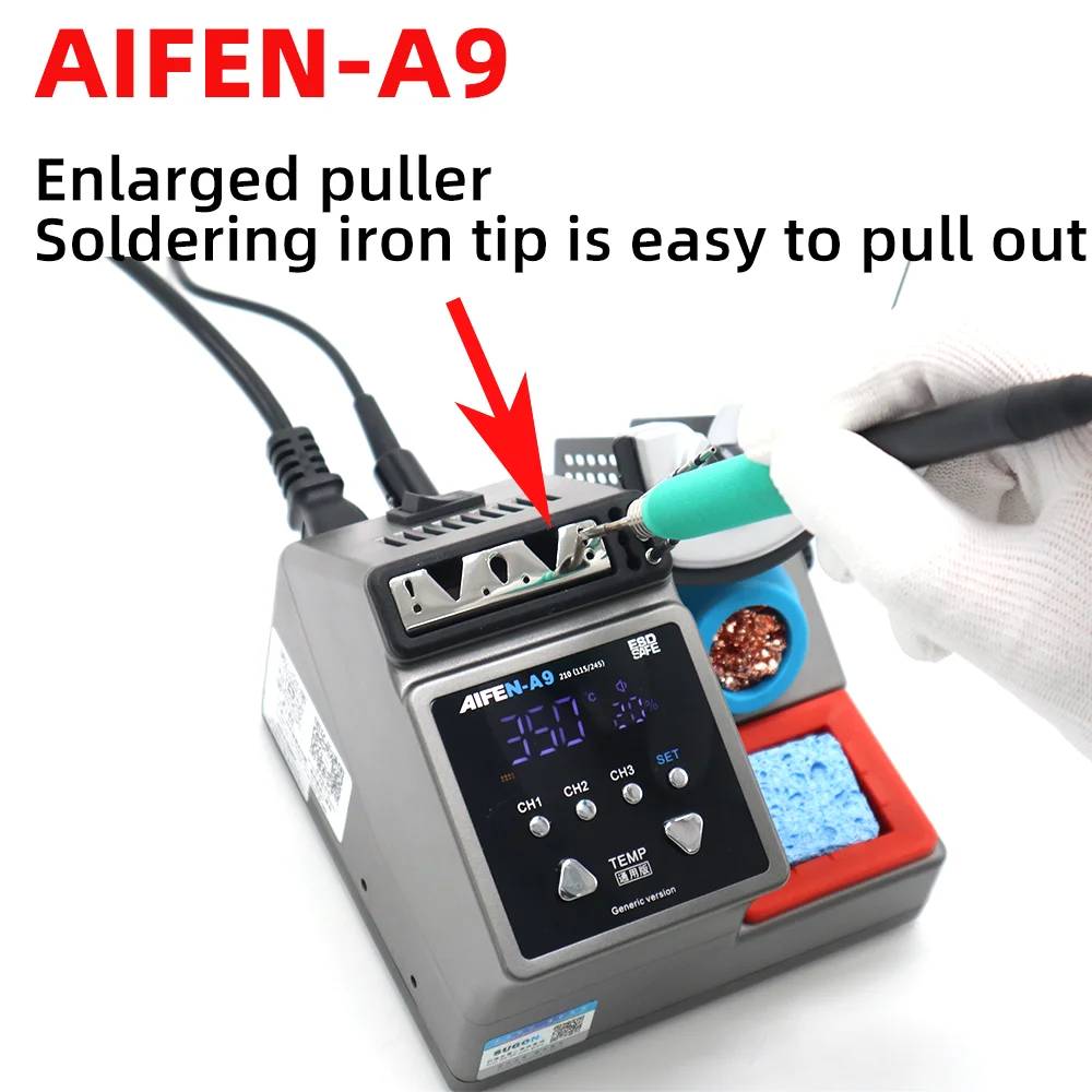 AIFEN A9 Soldering Station 2S Heating Solder Paste T245 C210 C115 Soldering Handle Tip For Mobile Phone Repair Welding Machine