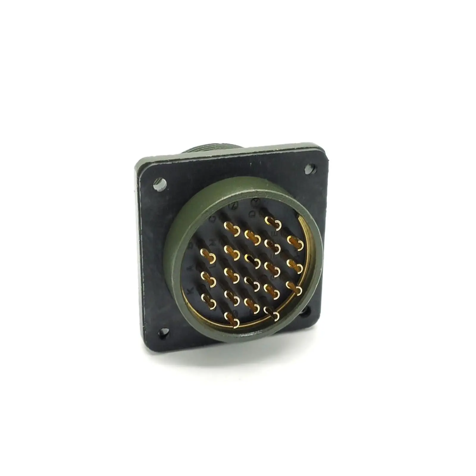 MS3102A28-16S MIL-5015 Circular Connector 20 Pin Female Panel Receptacle Straight Threaded