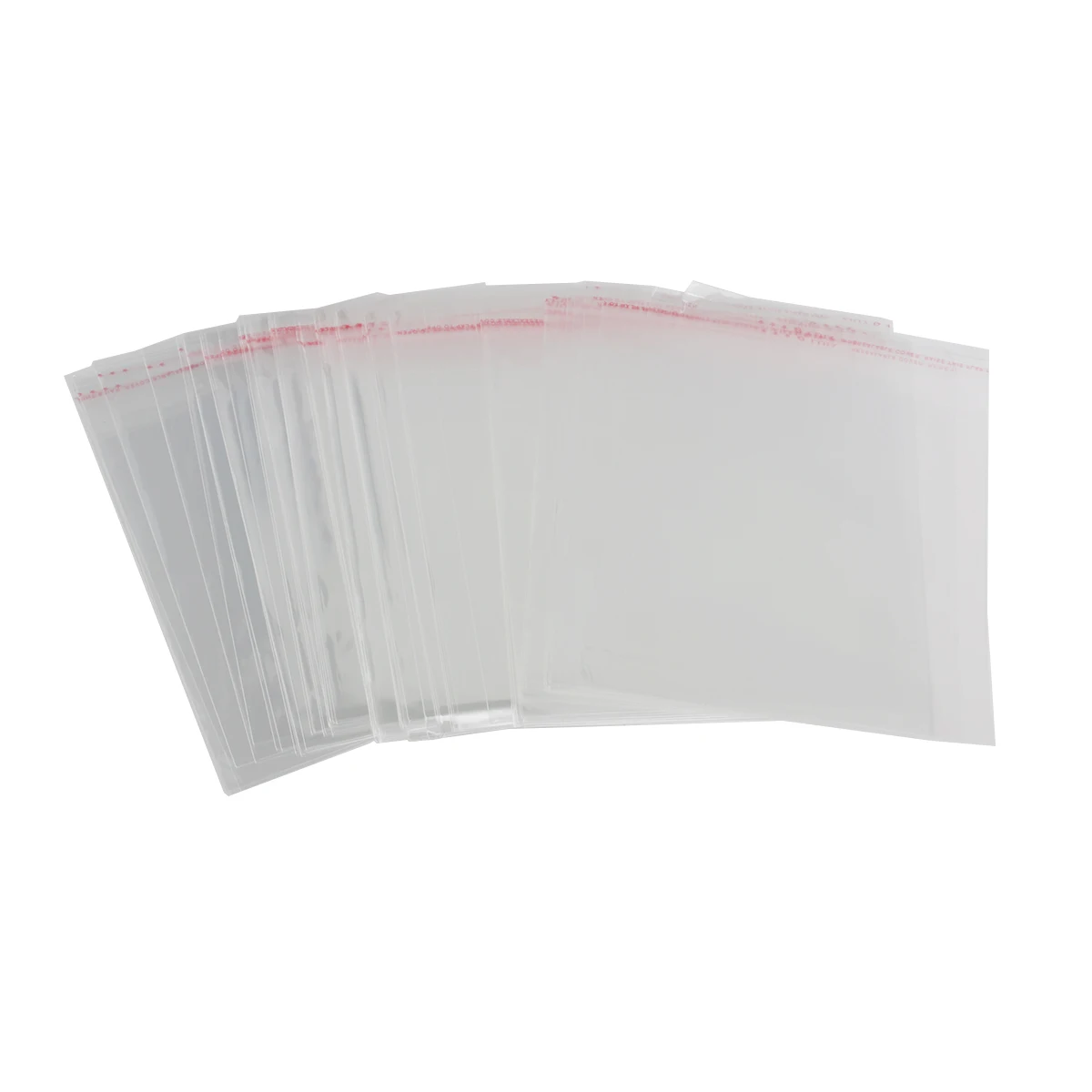 

100 Pcs Self Adhesive Bag Clear 12x18cm BOPP Non Porous Strong Resealable Dessert Packaging Cellophane Bags Plastic Candy Gift