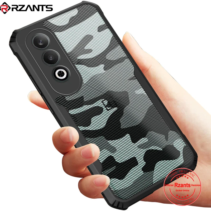 Rzants For OnePlus Nord CE4 Case Hard [Camouflage Beetle] Hybrid Shockproof Slim Crystal Clear Cover