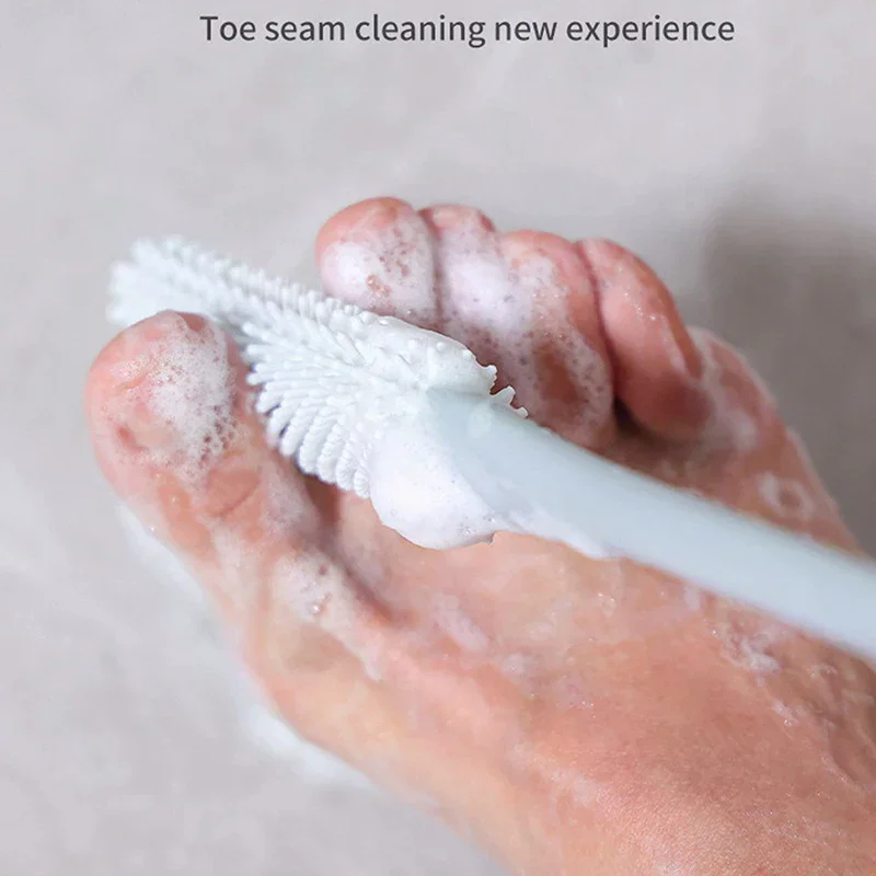 Toe Cleaning Brush Toe Seam Scrubbing Brush Anti-itch Foot Scrubber Skin Exfoliation Feet Cleaner Remove Dead Skin Tools