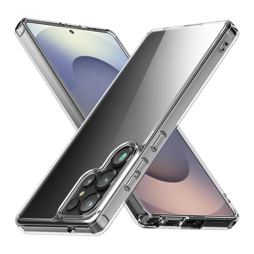 Strong Armor Shockproof Case For Samsung Galaxy S25 Edge Ultra Plus S25+ S 25 Hybrid Hard Cover S25Ultra Clear Soft Thin Shell