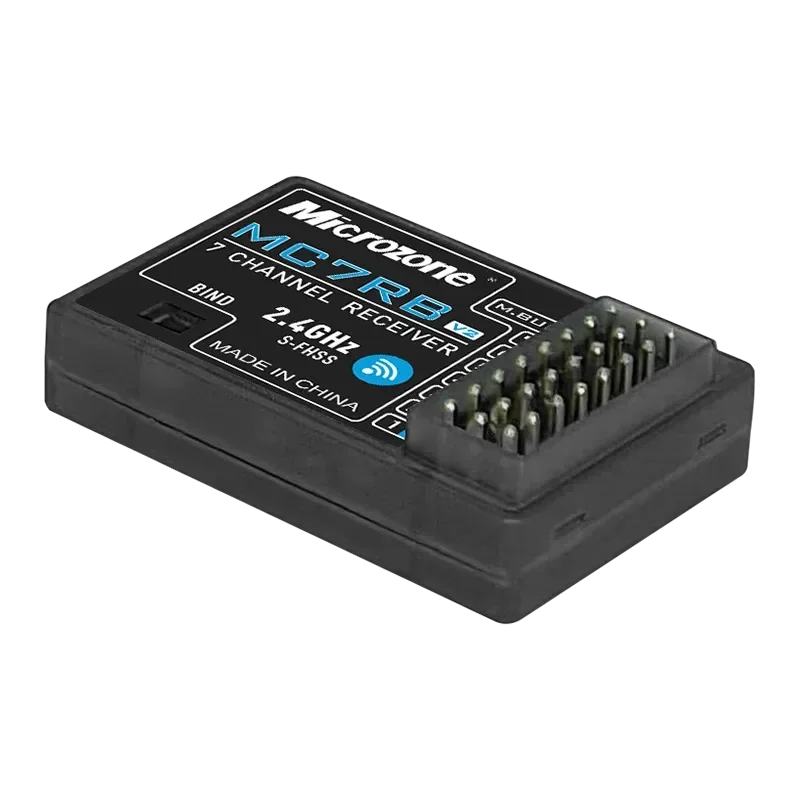 Microzone Receiver MC7RE V2 MC7RB 6CH 7CH 8CH 2 4GHz S FHSS For MC6C MC8B Controller Transmitter RC Airplane Drone New Version
