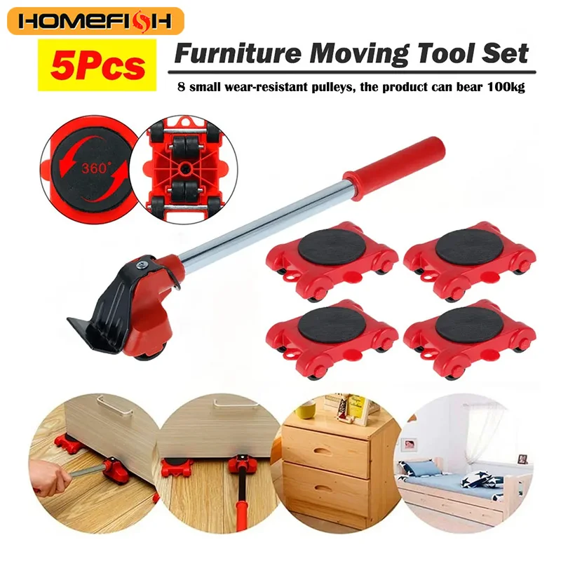 Moving Device, Multi-functional Moving Tool, Moving Heavy Objects, Moving Artifact, Furniture Roller Skating, Labor-saving