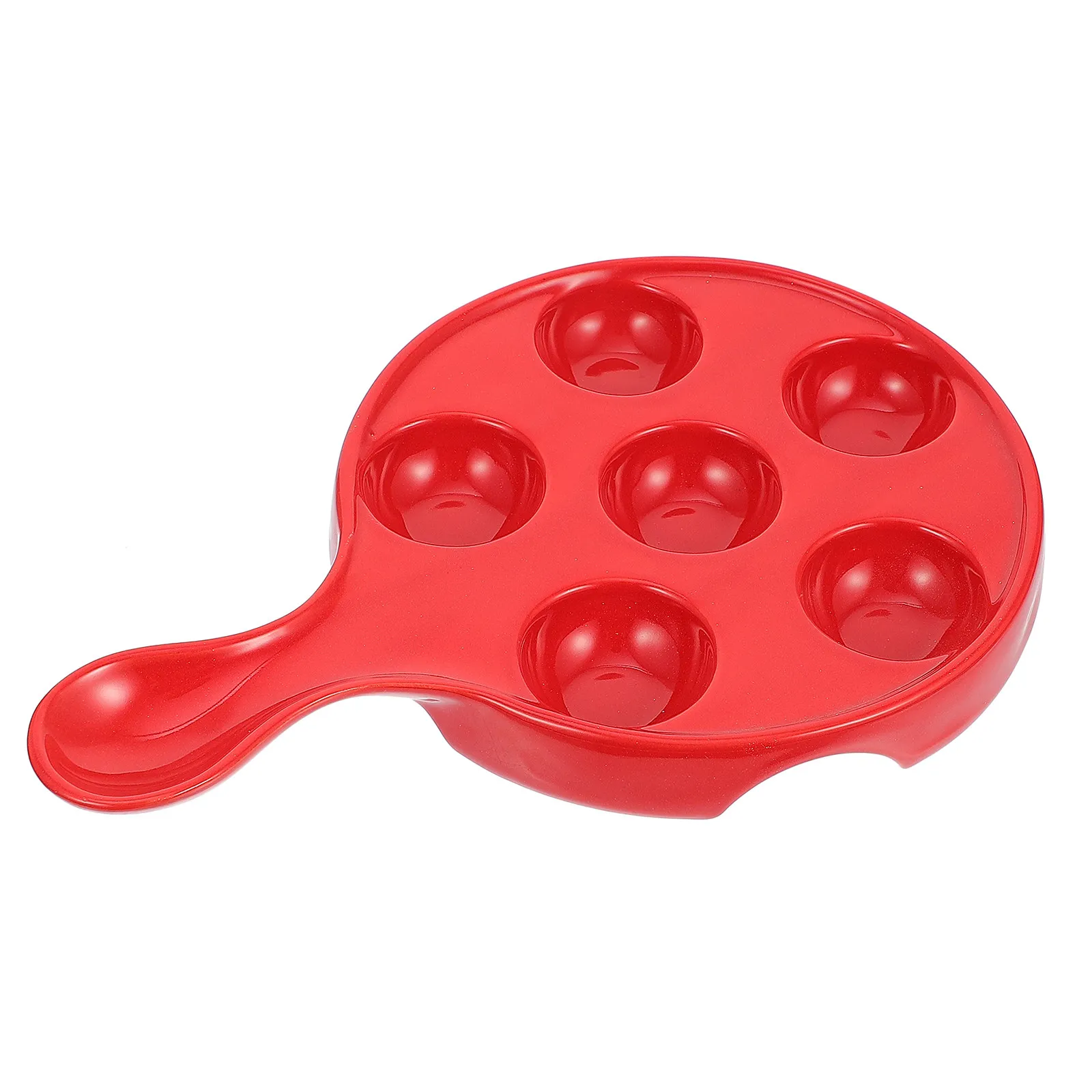 

6-Hole Escargot Baking Plate Ceramic Snail Dish Oven Safe Dishwasher Safe Fridge Friendly Professional Kitchen Gadget Serving
