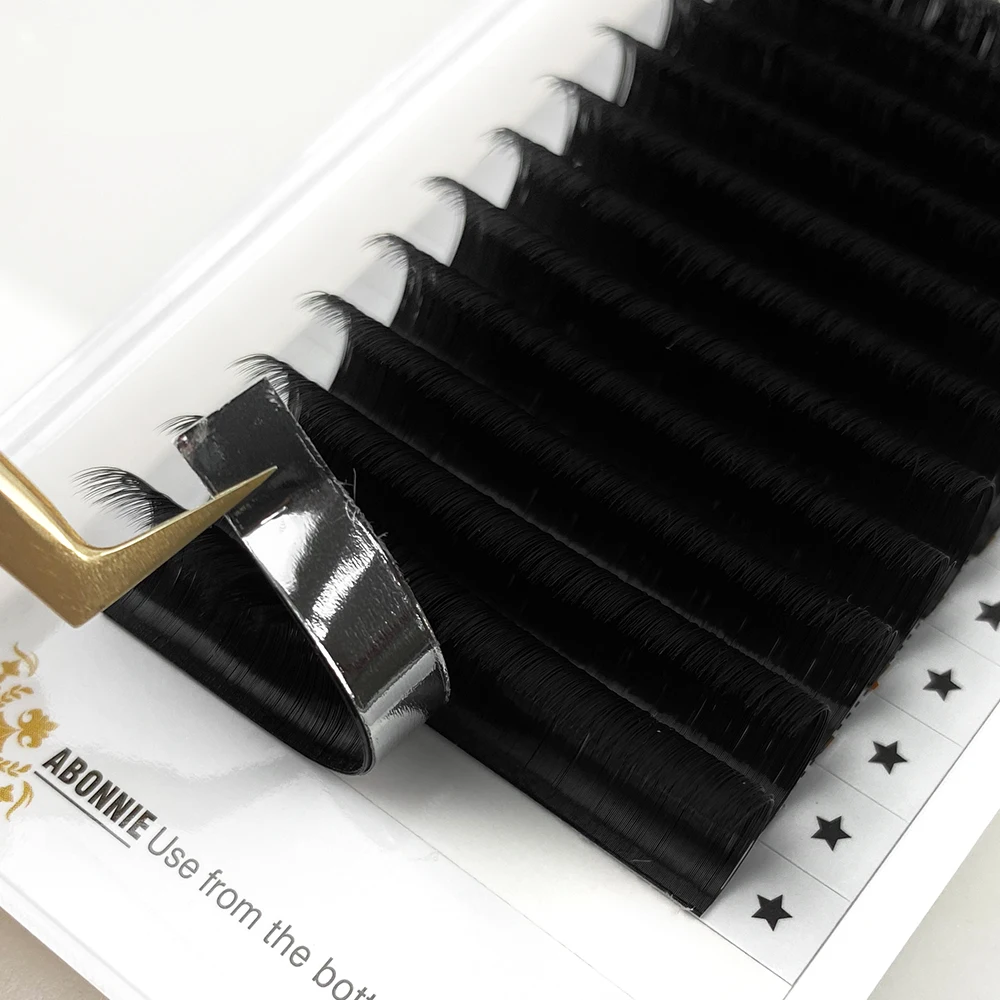 Abonnie 0.03 Fast Blooming Lashes Easy Fanning Mega Volume Lashes Cashmere Eyelashes Supply for Eye Beauty