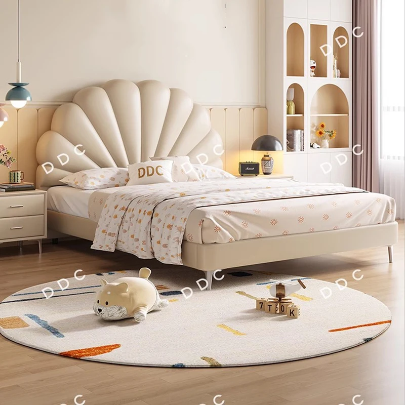 

Safe Sleeping Bed Platform Princess Bedroom King Size Unique Children Frame Bunk Bed Trendy Letto Matrimoniale Home Furniture