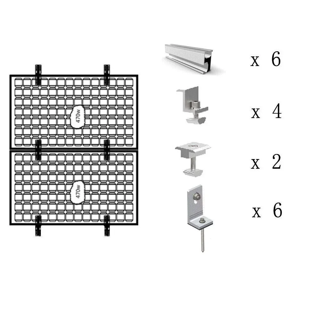 Achieve Energy Independence with our Solar Solutions, Reliable Aluminium Mounting Rail for Secure Installation of PV Systems