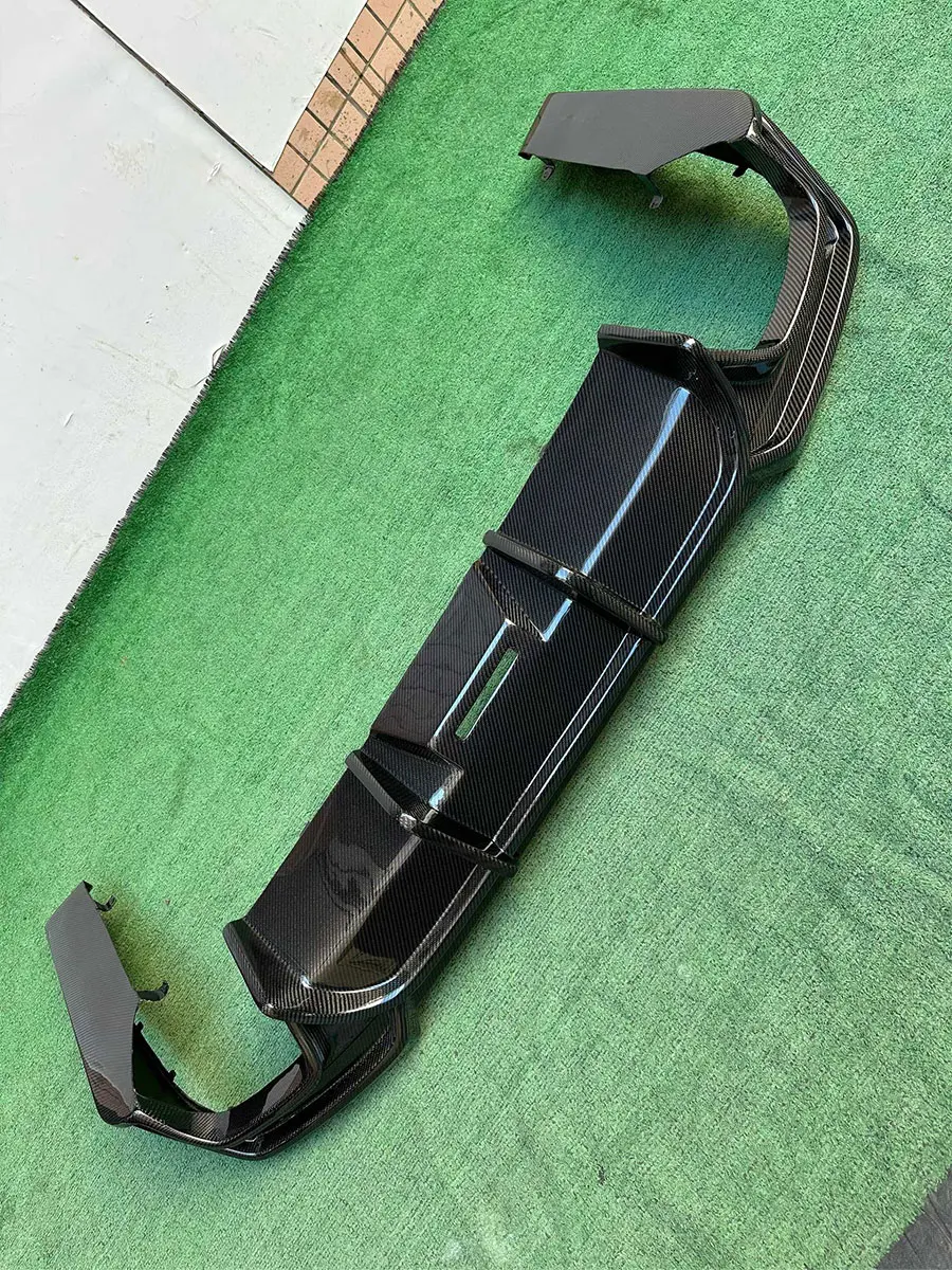 Für Porsche Panamera 976 2024+ Carbonfaser Frontspoiler Diffusor Frontlippe Kinnlippe Autozubehör Bodykit
