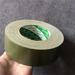 Tactical Single Side Tape Olive Green Cloth Base Tape 50 Meters Tape