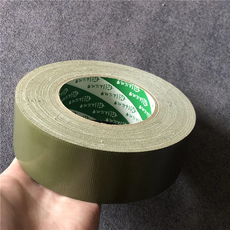 Tactical Single Side Tape Olive Green Cloth Base Tape 50 Meters Tape