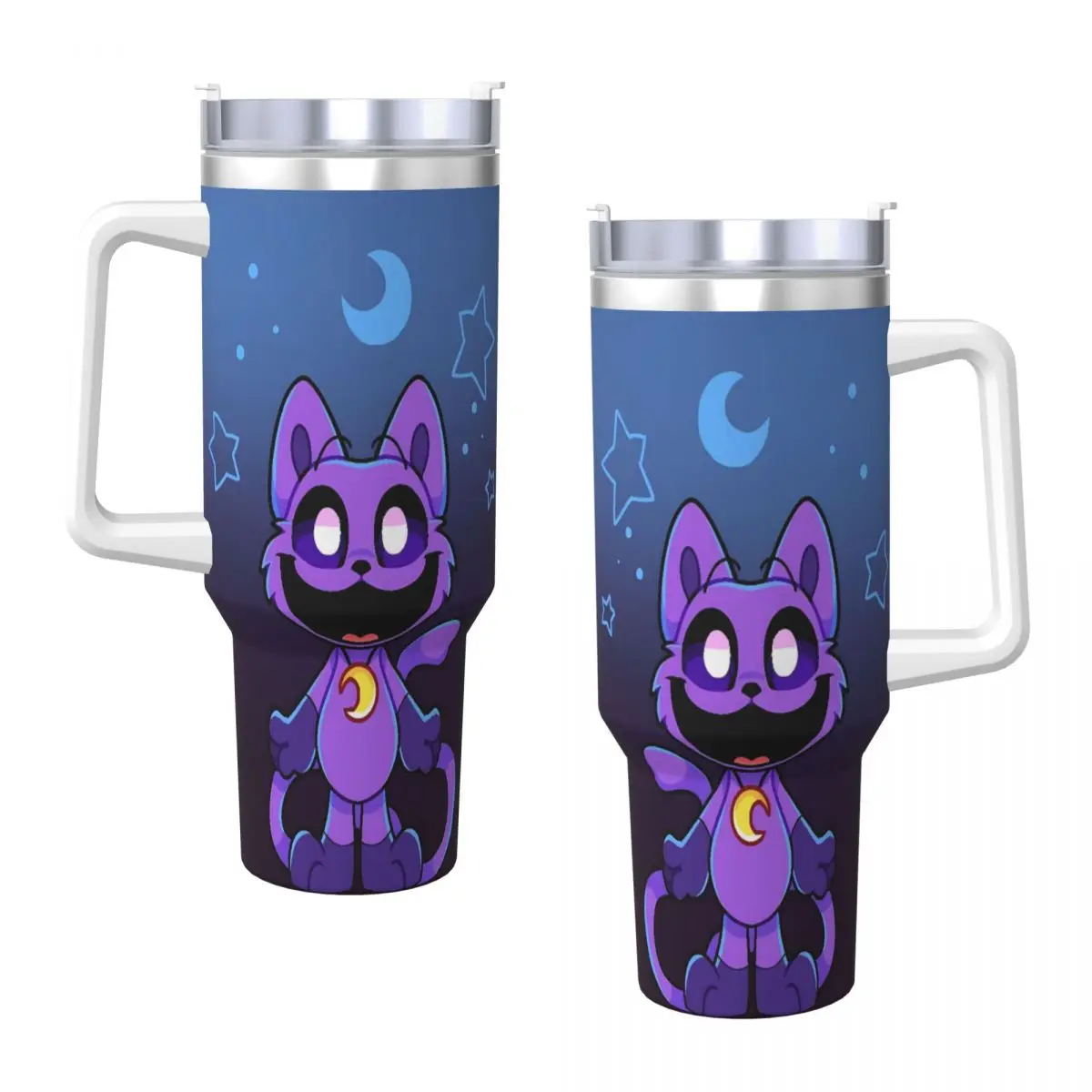 Smiling CatNap Dogday Tumbler Hot Drinks Water Bottle Heat Preservation Stainless Steel Coffee Mug Custom DIY Travel Mugs Cup