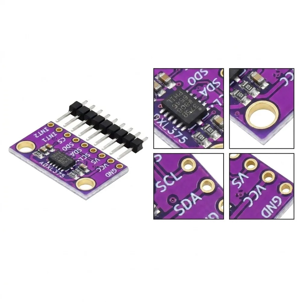 ADXL375 Accelerometer Module Designed for High-Speed Detection and Transient Motion Analysis in Engineering Applications