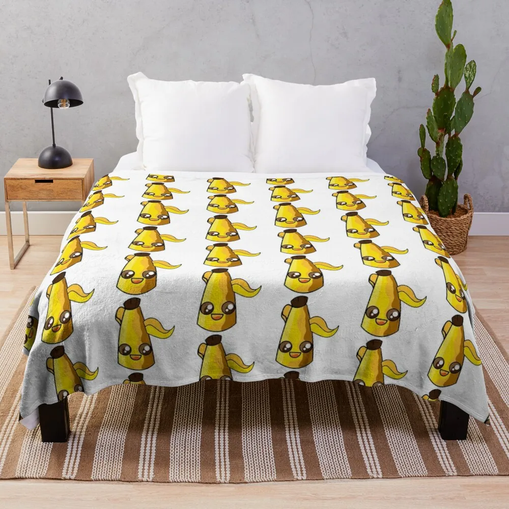 Peely Character Illustration Throw Blanket blankets and throws Luxury Throw decorative Blankets