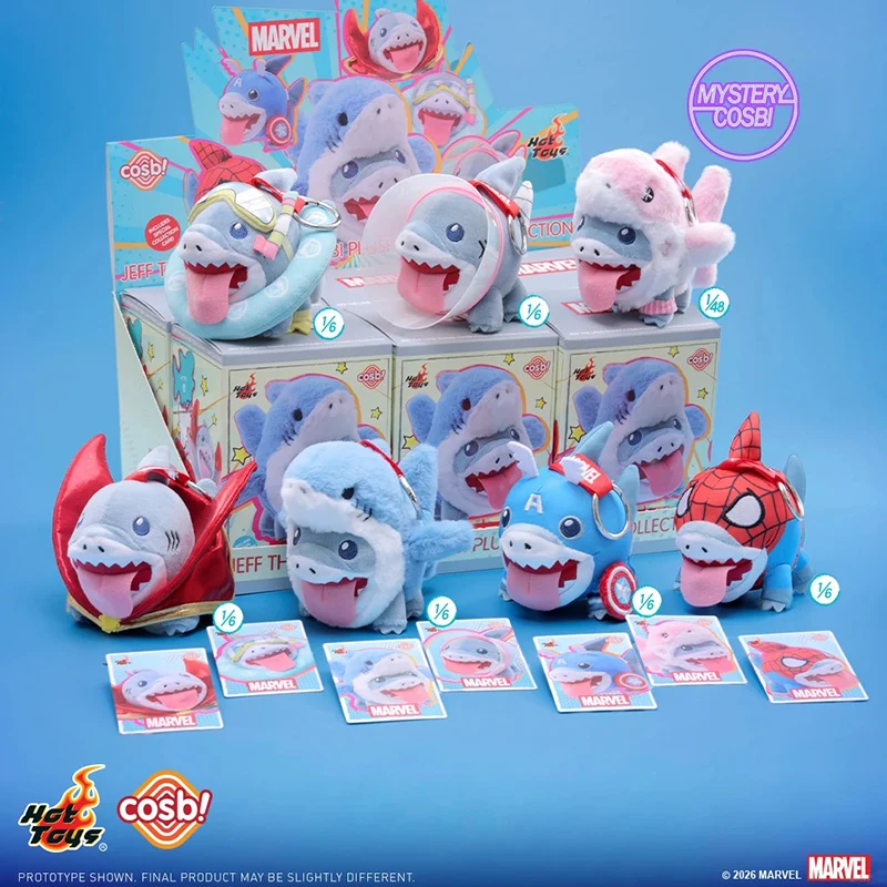 

Оригинальный брелок-сюрприз Hot Toys Marvel Rivals Cosbi Series: милая плюшевая фигурка, игрушка-сюрприз для детей, таинственная коробка