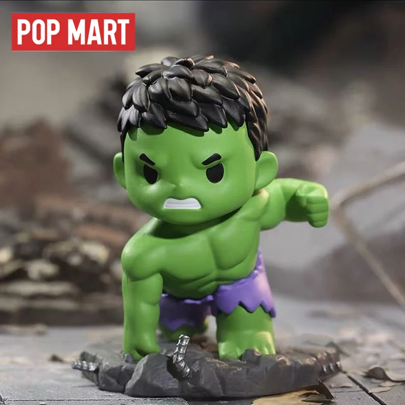 POP MART MARVEL AVENGERS Series Genuine Mystery Box Blind Box Guess Bag Toys Doll Cute Desktop Ornaments Collection Gift Cute