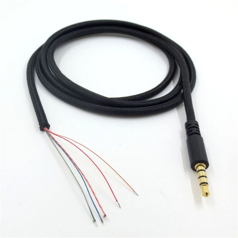 Headphone Cable 3.5mm Male Plug Connector Cord Line for Hyper X Cloud II Cloudx Revolver S