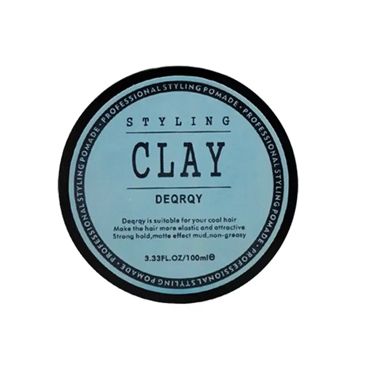 Moda finitura opaca Hair Styling Clay uso quotidiano Mens Hair Clay High Strong Hold Low Shine Hair Styling Wax creme para cabelos