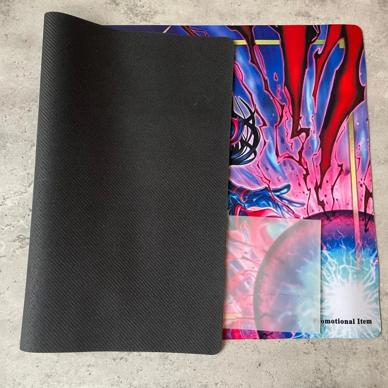 600x350mm Black Luster Soldier Trading Card Playmat Black Chaos The Ultimate Magical Swordsman Rubber Board Game Card Mat Toys view 3