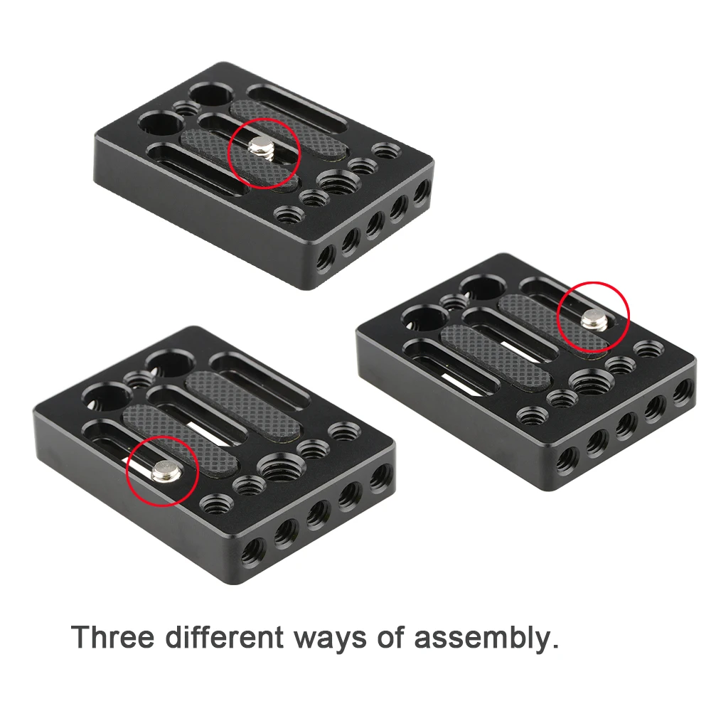 CAMVATE Camera Baseplate Quick Release Plate WIth 1/4\