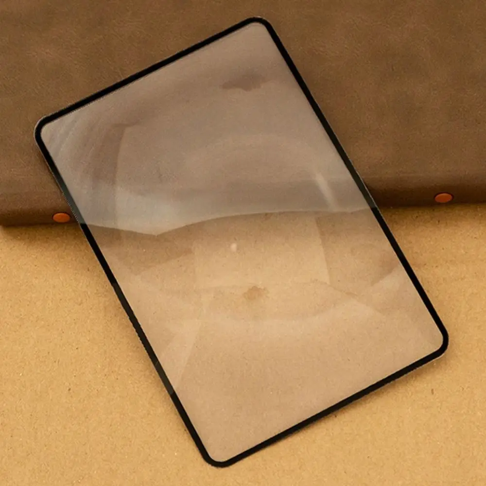 180X120mm PVC Portable for reading Text Document Ultra-Thin Magnifier Glass Lens Reading Aid Lens Loupe Lens