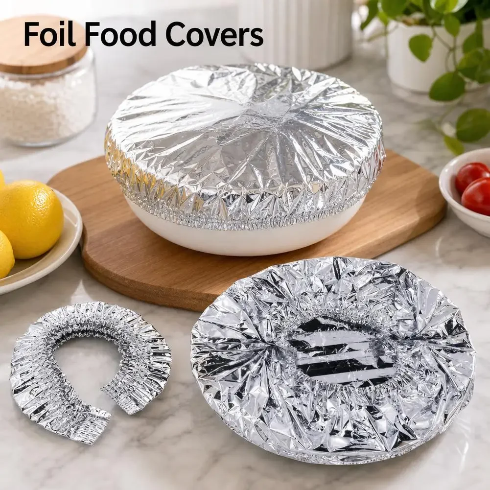 Household Food‑Grade Reusable Aluminum Foil Film Heat Insulation Heat Preservation Oven Safe Foil Paper For Home Kitchen Baking