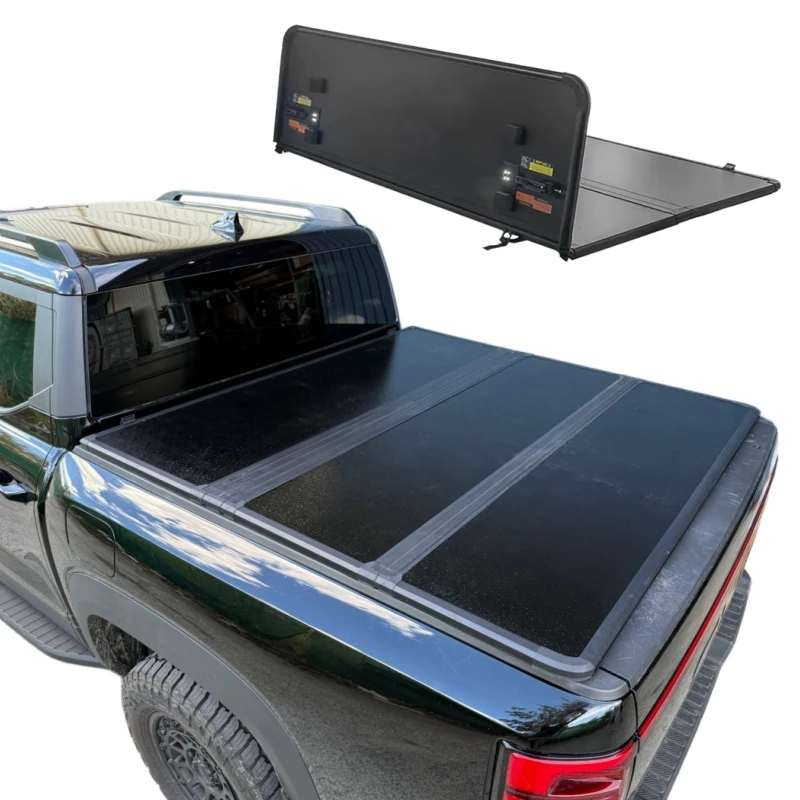 

Алюминиевая жесткая трехсекционная крышка кузова (тент) для пикапа Shark 6, модели 2025-2026 годов