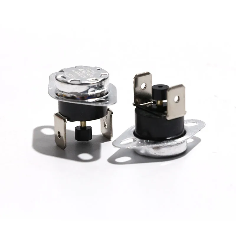 10PCS KSD301/302 Temperature Control Switch Manual Reset Temperature Control Bakelite Normally Closed 50-260℃ Quick-acting Type