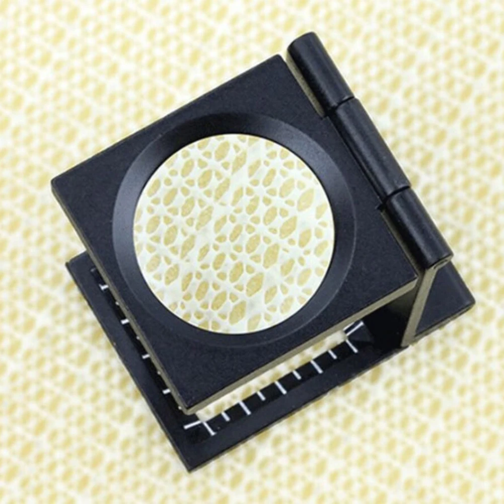 For Detailed Viewing 56*39*50mm unfolded Size Folding Magnifier Compact Portable Magnifying Glass For Hobbies And Crafts