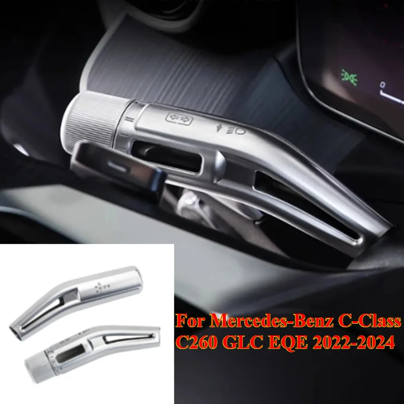 

Steering Wheel Shift Lever Wiper Rod Trim Cover Car Sticker for Mercedes-Benz C-Class C260 GLC EQE 2022-2024 Auto Accessories