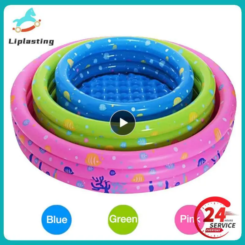 100/130/150cm Portable Indoor Outdoor Children Swimming Pool Thicken PVC Summer Inflatable Leakproof Swimming Pool Water toy DDJ