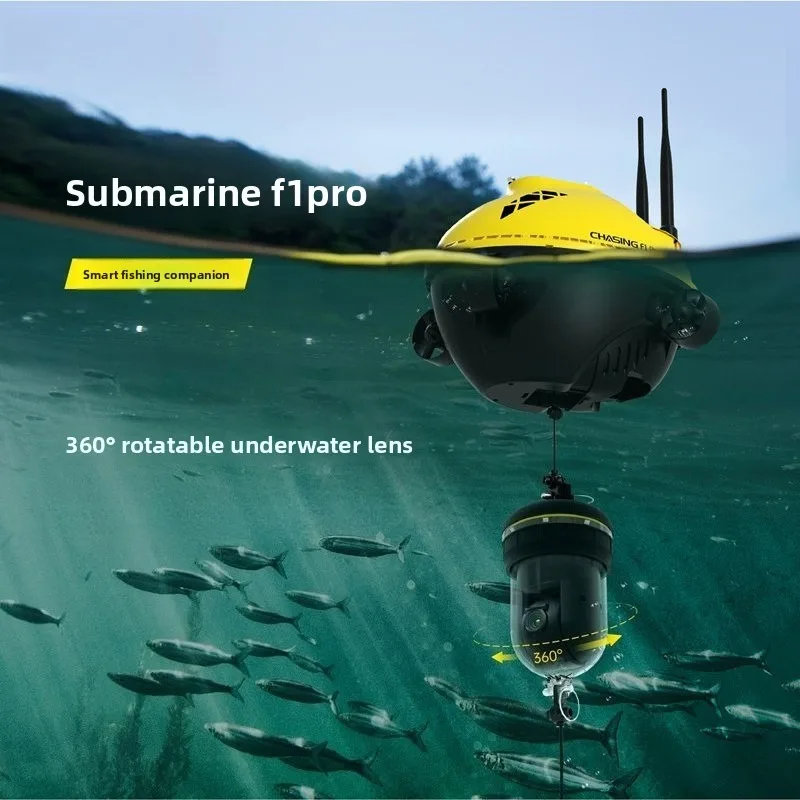 F1pro visual fish finder wireless drone night vision fish finder 360 ° HD underwater camera