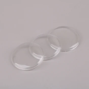 팻 타입 올드 빈티지 시계, 아크릴 크리스탈 빈티지 시계, 포켓 시계 거울, 29.7-31.6mm, 1 개