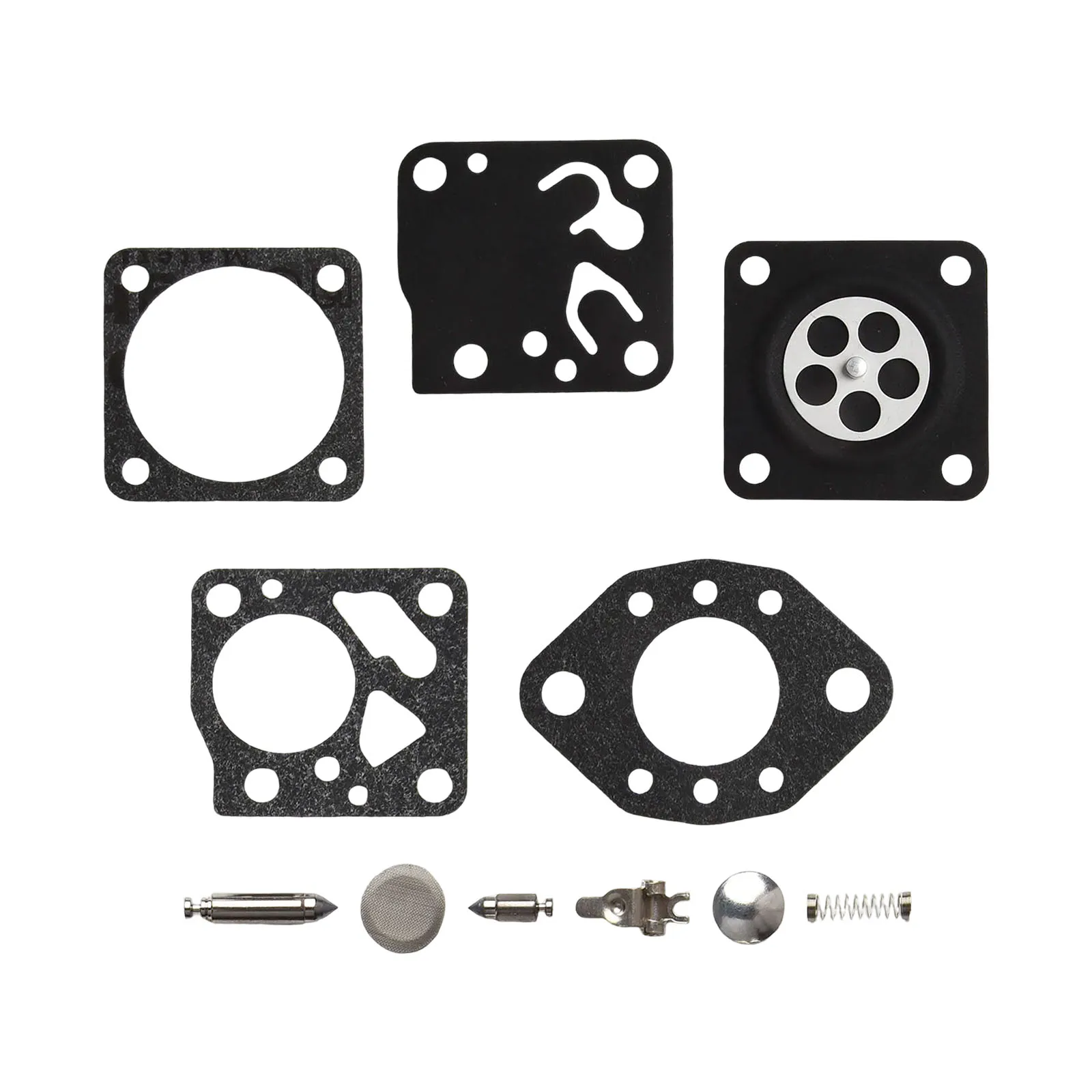 9Pcs Metal Carburetor Kit For Tillotson HU Model Carburetors RK-13HU RK-14HU For 020 024 028 030 031 Chainsaw Engine Accessories
