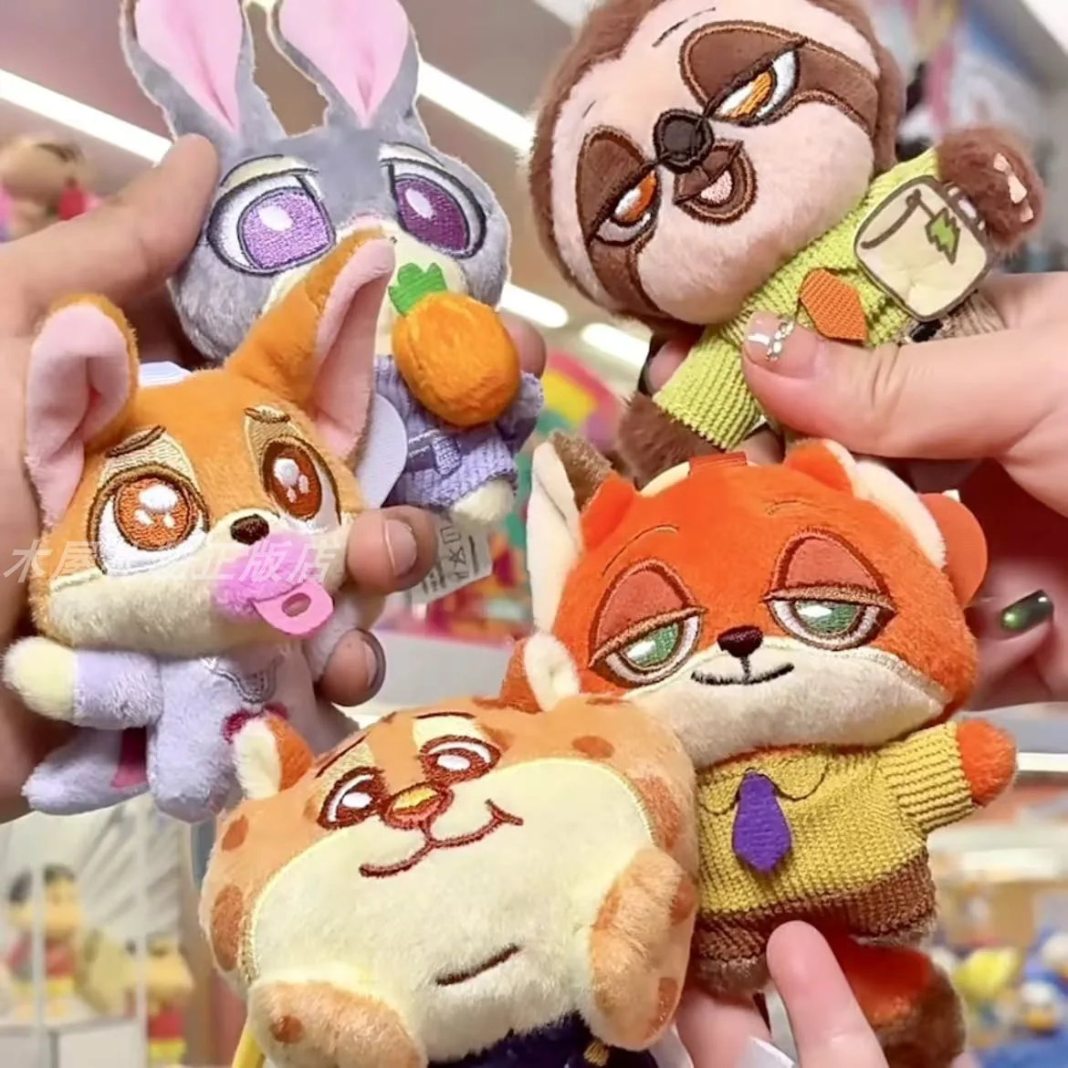 친환경 PVC 소재, 블라인드 박스 랜덤 스타일 고정밀, 주토피아 인형, 인기 수집품 트렌디 장난감 주변기기 시리즈 귀여운