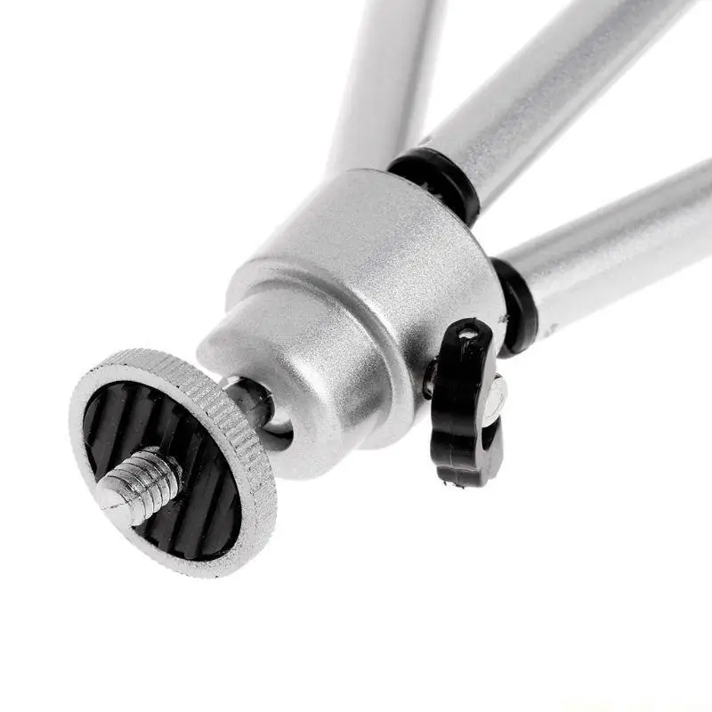 A2BE Light Weight Tripod Stand With Clip Rotary Aluminium Alloy Holder For Phone Level Digital SLR Camera
