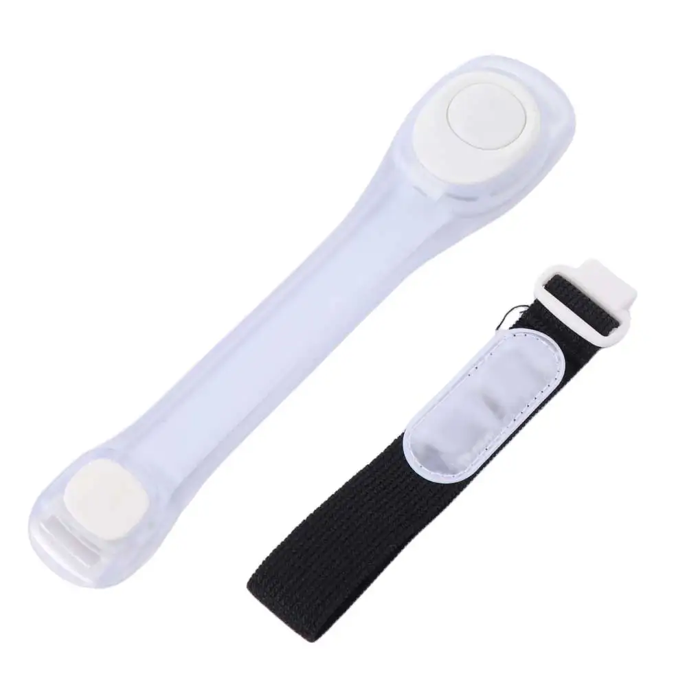 Adjustable LED Light Up Armband Glow The Dark Warning Wristband Glow Sports Bracelet High Visibility Luminous Running Arm Belt