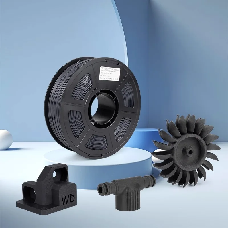 ASA ألياف الكربون خيوط الطابعة ثلاثية الأبعاد المواد 1.75 مللي متر ASA-CF مستهلكات الطباعة ثلاثية الأبعاد عالية الأداء 1 كجم #6