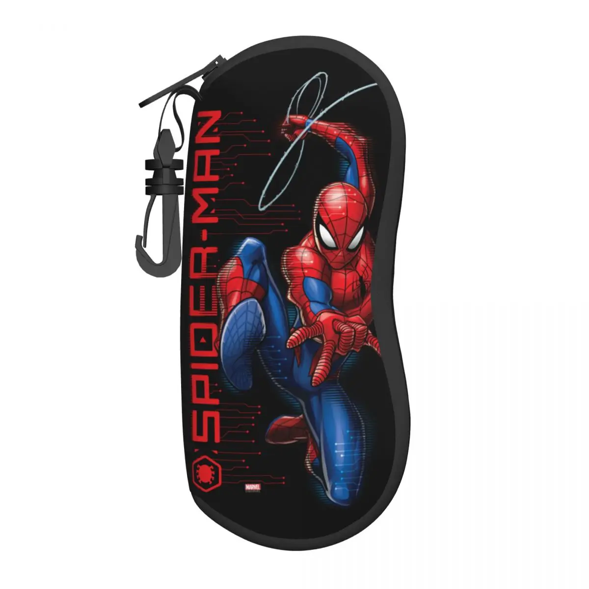 Spider Man Character Art Glasses Case Unisex Printing Cartoon Eyeglasses Storage Box Protector Glasses Box