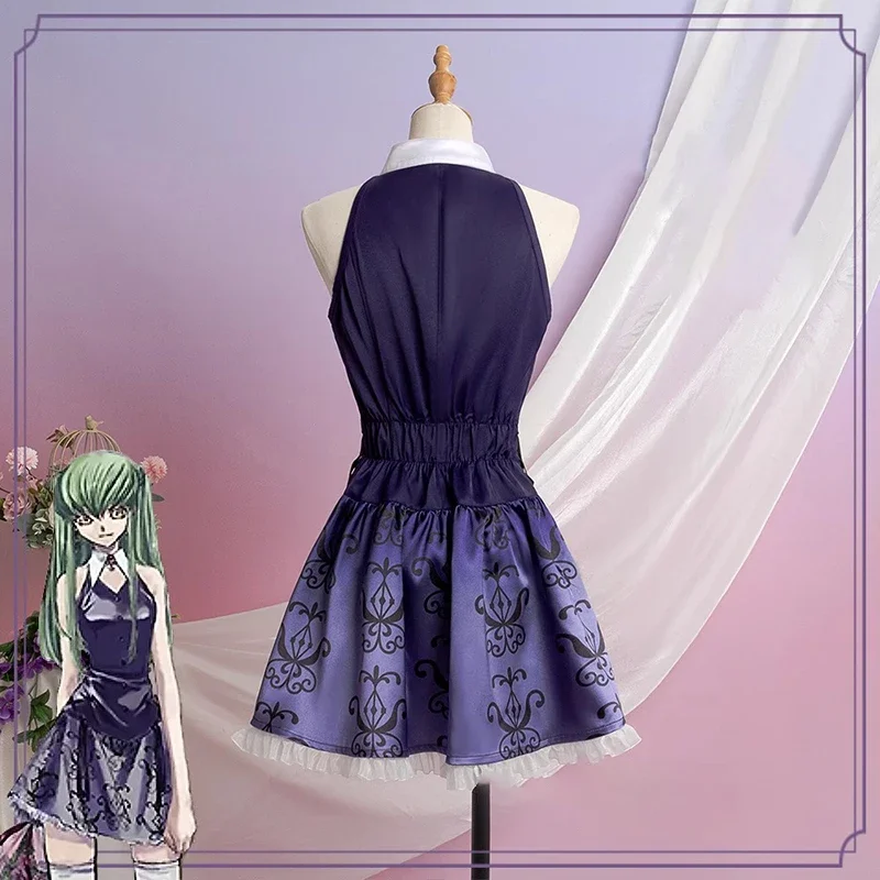 CC Cosplay Kostüme Ainme CODE GEASS Lelouch of the Rebellion Rollenspiel Uniform Halloween Weihnachten Karneval Dressing für Frauen