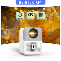 BYINTEK LOVE U4 Projector Smart Mini Home Theater Projector 4K 1080P Video Android WIFI for Smartphone Cinema
