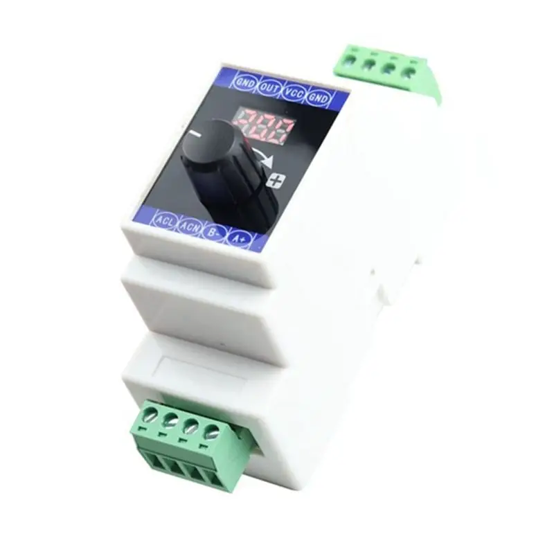 Delicate Texture-Current Signal Generator Digital Display 0-20MA 4‑20MA DC 24V AC220V Analog Simulator Rail Installation Current